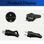 18003  Ευρωπαϊκή Βύσμα (Τύπος EU/) 250V 16A Βαρύς Πρίζα Ρεύματος με Γείωση & Προστασία - για Πρίζες