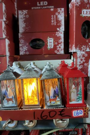 30019 Ρετρό Χριστουγεννιάτικα Φωτάκια Κεριών με μπαταρια