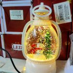 30022 Χριστουγεννιάτικο φαναρι  με νερο και χιονι