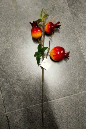 30031 Τεχνητά Κλαδιά Ροδιού με Φρούτα για Διακόσμηση Σπιτιού