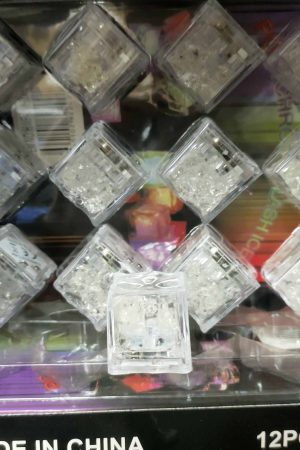 30046 1τμχ LED Φωτεινά Παγάκια - Πολύχρωμα, Με Μπαταρίες για Πάρτι, Γάμους, Μπαρ και KTV