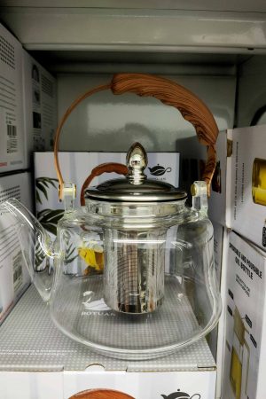 50016 1 τεμάχιο Γυάλινο Τσαγιέρα