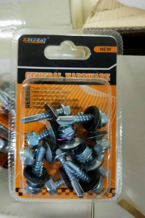 40011     Εξαγωνικές Βίδες Τυλίγματος με Ροδέλες