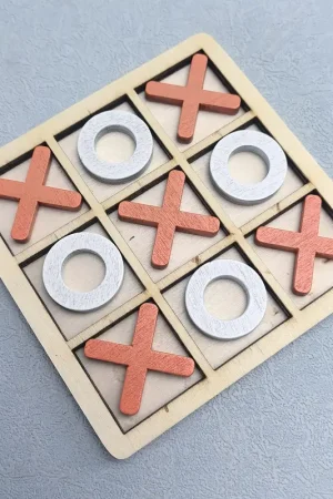 14003 Ξύλινο XO Τρίπλο Σύνδεσμο Σκάκι εννέα-στιχίδων Δύο-Λογισμικό Επεξεργαστής