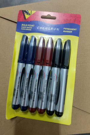 21046 μαρκαδορος 6τεμ